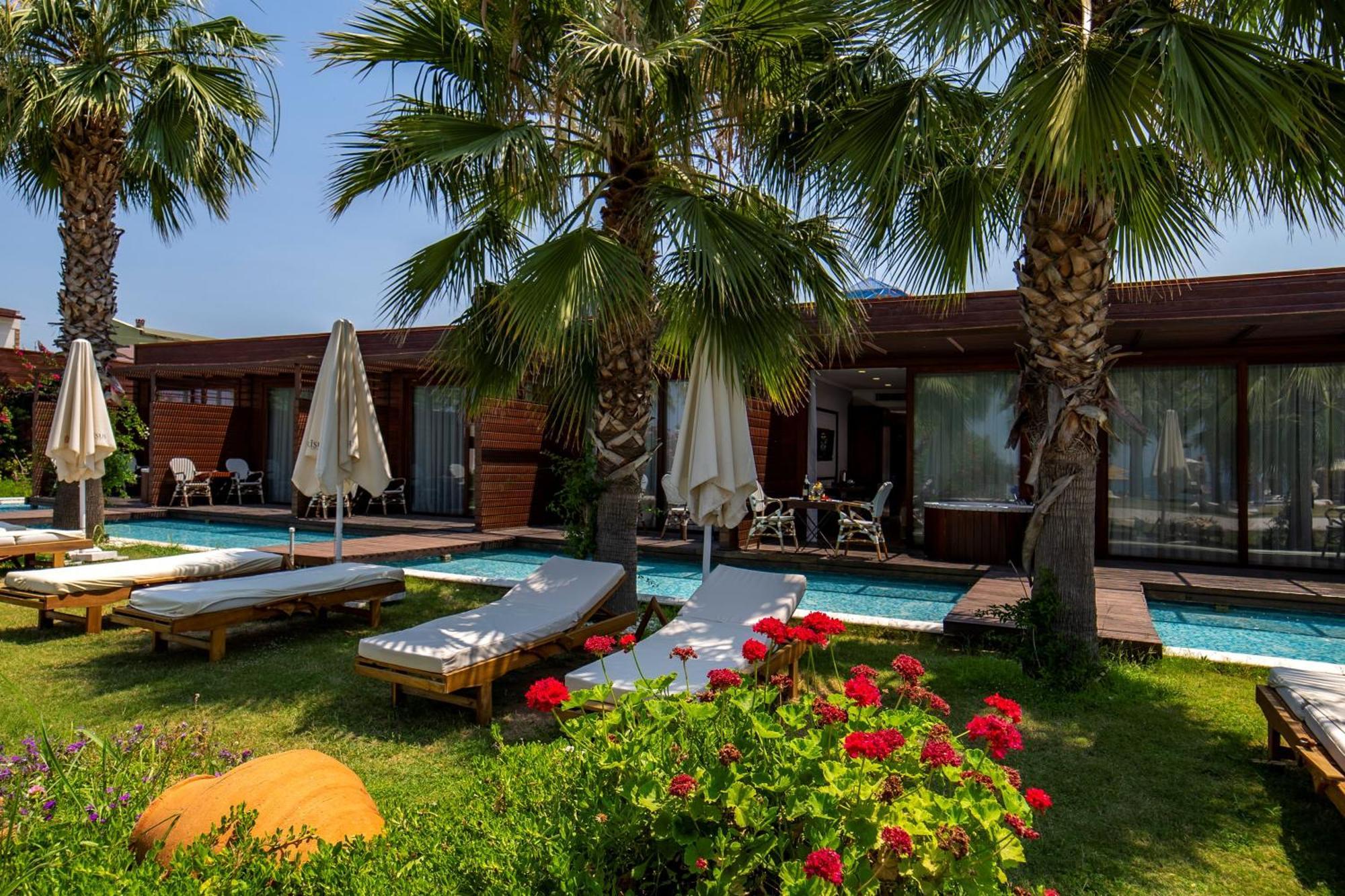 Risus Beach Resort Hotel Kusadası Eksteriør billede