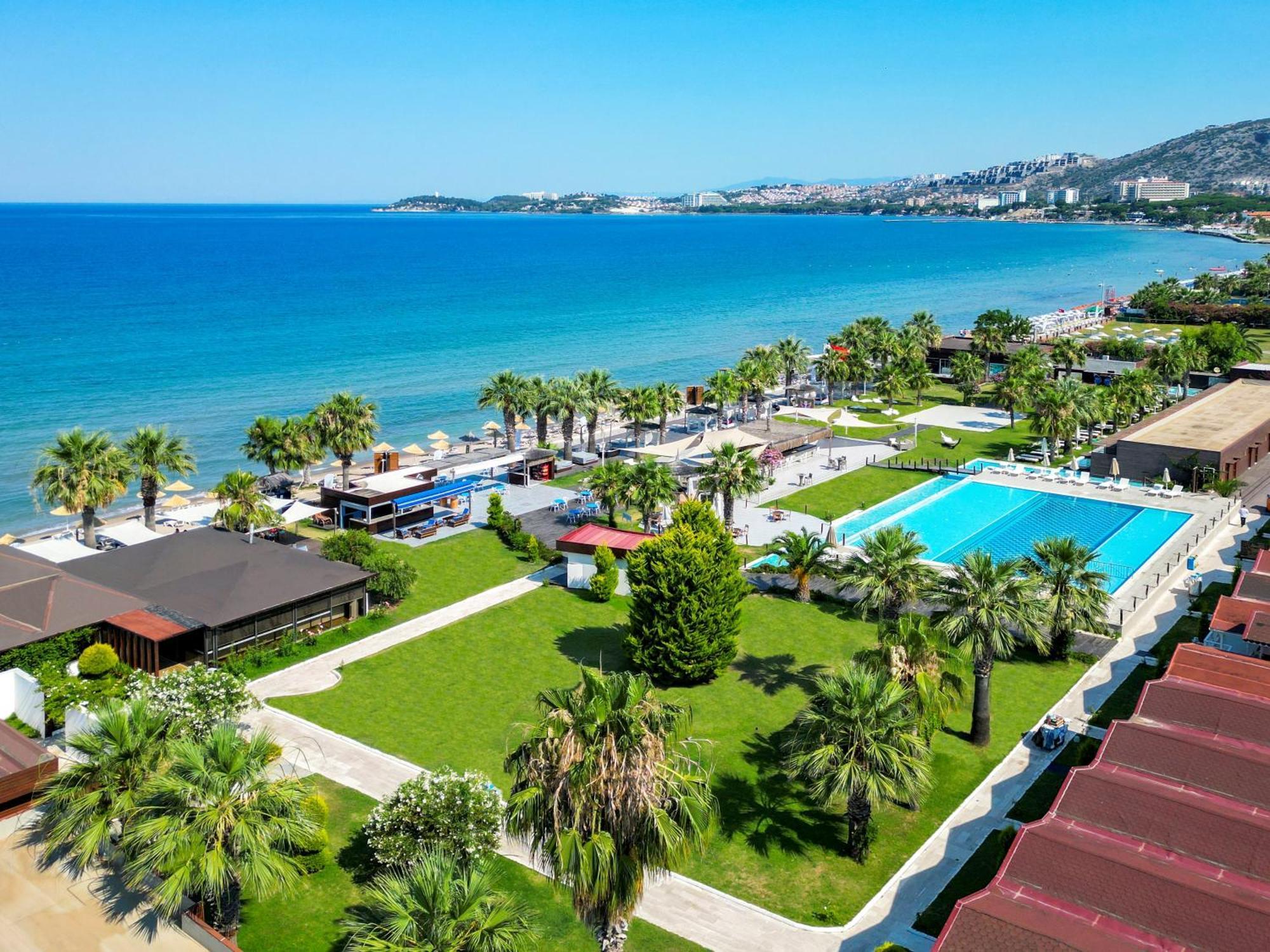 Risus Beach Resort Hotel Kusadası Eksteriør billede
